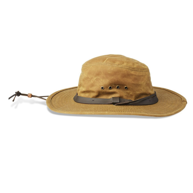 Filson Tin Bush Hat Dark Tan | 54 Dean Street Shop